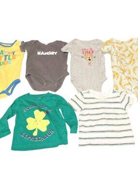 Baby Boy Clothes Lot 18M Carter’s Tops Okie Dokie Tucker Tate Outfit 6pc